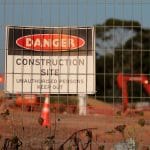 Danger Construction Site Sign - Health & Safety In Construction Banner image