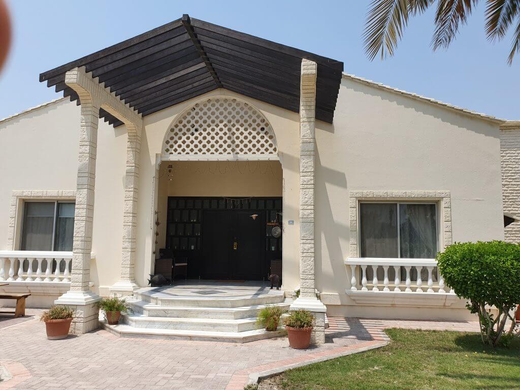 front porch of house in Bahrain