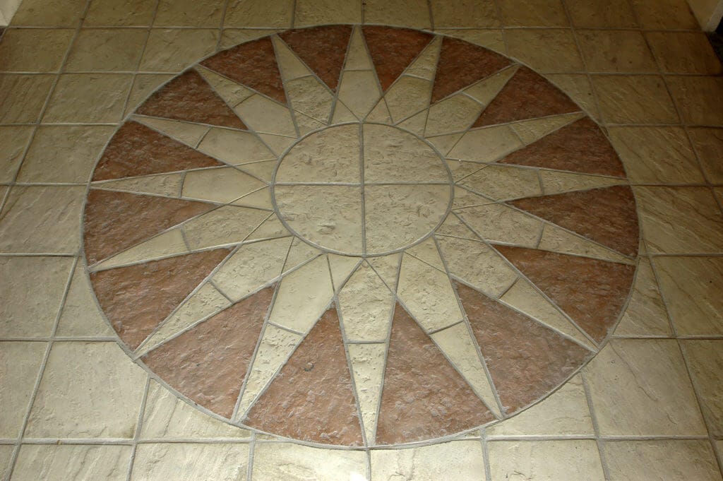 Al Manaratain Artificial Stone Sun Circle Paving